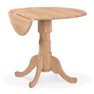 International Concepts Unfinished 36 Dual Drop Leaf Table