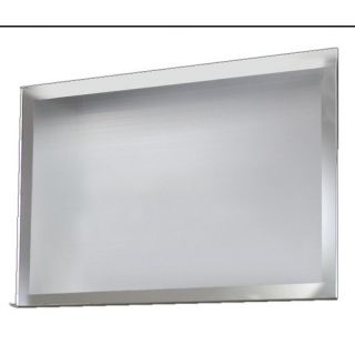36 Magnet Grade Stainless Steel Back Wall with Polished Accents
