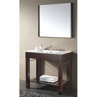 Avanity Loft 37 Bathroom Vanity in Dark Walnut   LOFT VS36 DW
