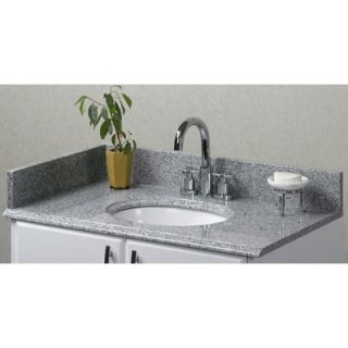 Pegasus Napoli Granite Vanity Top with White Sink   25603 / 31603