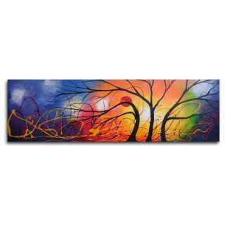  Outlet Hand Painted Ethereal Trees Dance Canvas Wall Art   12 x 40
