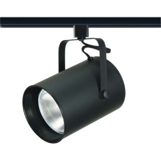 Nuvo Lighting One Light Straight Cylinder R40 Track Head in Black
