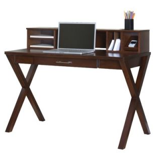  furniture worx wood veneer office 8 h x 47 5 w desk hutch wx382 hutch