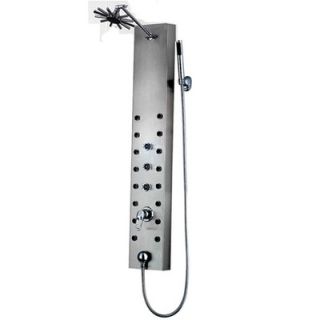 Ariel Bath Stainless Steel 48 Volume Control Shower Panel