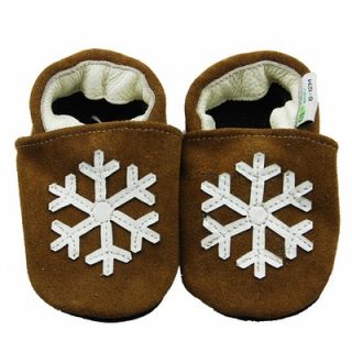 Augusta Baby Snowflake Suede Soft Sole Leather Baby Shoes