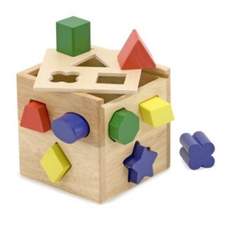 Melissa and Doug Shape Sorting Cube Toy