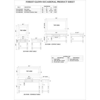 Legends Furniture Forest Glenn 52 TV Stand   ZG F4300