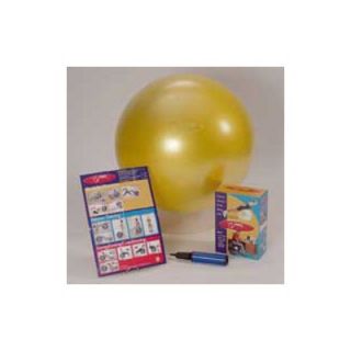FitBall Fitball 29.53 in Yellow (Package with Pump)