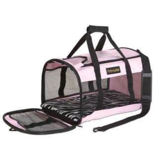 Sherpa Original Deluxe Pet Carrier in Brown with Pink Trim   55   X