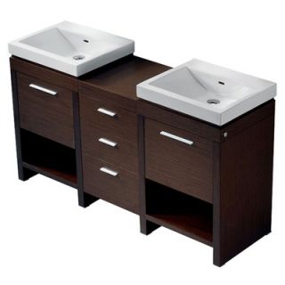 Vigo 59 Adonia Double Bathroom Vanity   VG09027118K / VG09027118K1