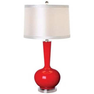  Coast Lighting Midnight Skyline Vase Table Lamp in Red   87 6460 57
