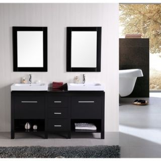 Design Element New York 60 Contemporary Bathroom Vanity