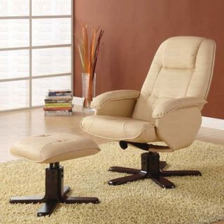 Wildon Home ® Stanton Leisure Leather Chair and Ottoman