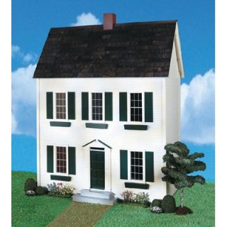 Real Good Toys Quickbuild Classic Colonial Dollhouse in White