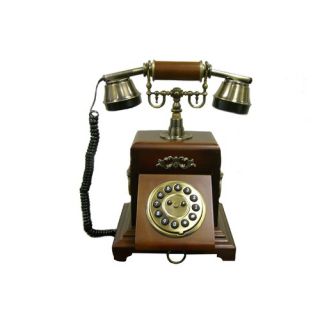 Classic Telephone in Mahogany Vintage