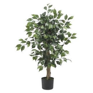 Nearly Natural Silk Ficus Tree in Green   529 / 5209