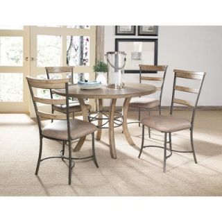  Dining Set in Antique Brown Metal and Threshers Oak   T141 355JN 64