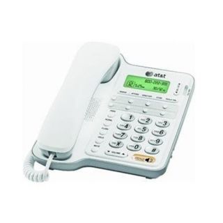 Speakerphone,w/CID/Call Waiting, 65 Name Capacity, Trilingual, White