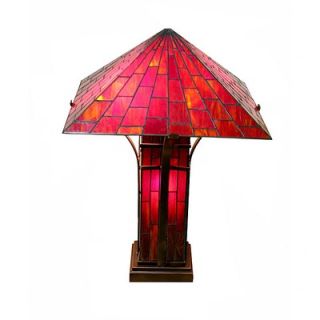 Warehouse of Tiffany Mission Double Table Lamp   TBS18312+D72