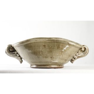 Port 68 Han Dynasty Large Footed Bowl in Faux Stone   ACCS 022 02