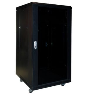 OmniMount Viking Enclosed 18 Space Rack with Cooling System in Black