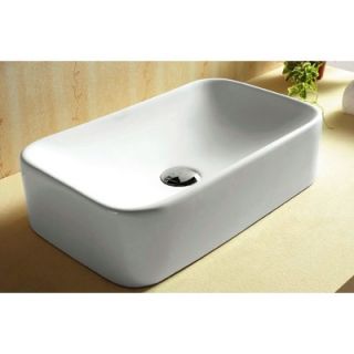 Caracalla 5.24 X 11.81 Rectangular Bathroom Vessel Sink