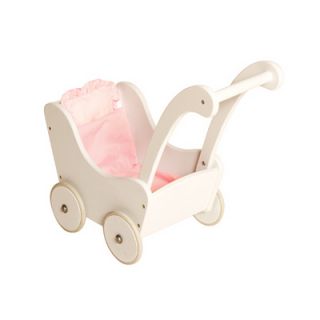Guidecraft Doll Buggy in White