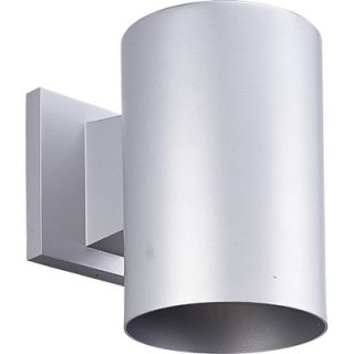  Gray Incandescent Cylinder Outdoor Wall Lantern   P5674 82