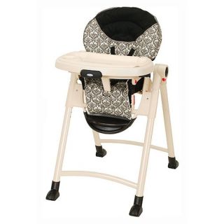 Delta Childrens Products Deluxe Zoo Loos Flat Fold Highchair