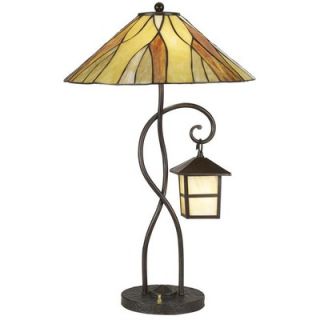  Lighting Mission Frontier Table Lamp in French Bronze   87 1354 F2