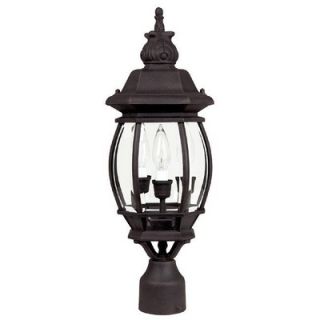 Capital Lighting French Country Three Light Outdoor Post Lantern in