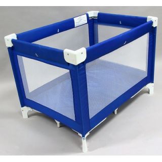  Baby Large Commercial Grade Play Yard in Blue with Wheels   87 LF