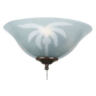 Fanimation Tropical Ceiling Fan Glass Bowl Shade