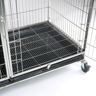  Modular Pet Cage Tray Connector in Stainless Steel   ZW5510 87