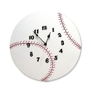 Trend Lab Baseball Wall Clock