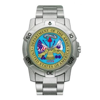 RAM Instrument Chrome Military U.S. Army Watch