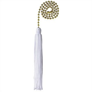 White Tassel Ceiling Fan Pull Chain