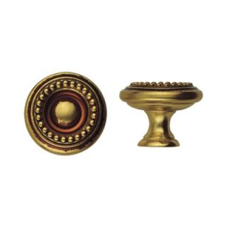 Bosetti Marella Louis XVI 0.98 Round Knob in French Antique Gold