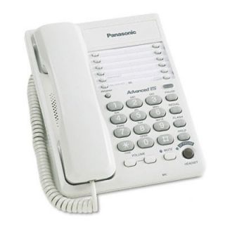 Panasonic Desk/Wall Telephone with Speakerphone in Base, Corded, White