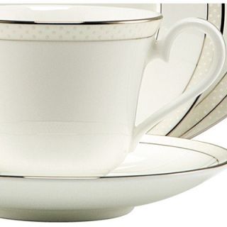 Nikko Ceramics Platinum Beaded Pearl Teacup   12346 2070