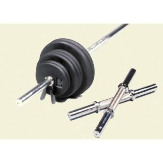  by Troy Barbell 110 lbs Standard Weight Set in Black   BRSS 110