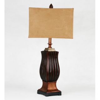 Privilege Arcadia Table Lamp in Dark Brown
