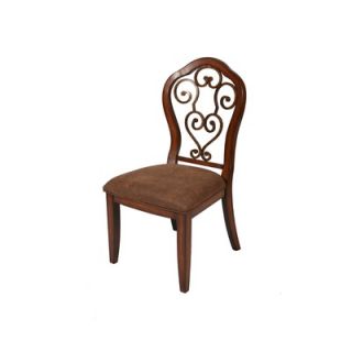  Furniture Carmel Side Chair in Dakota Toffee   CR 110 MA/CS 654