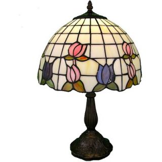 Warehouse of Tiffany Rose Border Table Lamp   A12 17aa