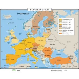 Universal Map World History Wall Maps   European Union