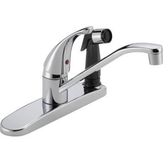Peerless Faucets Single Handle Centerset Kitchen Faucet with Spray