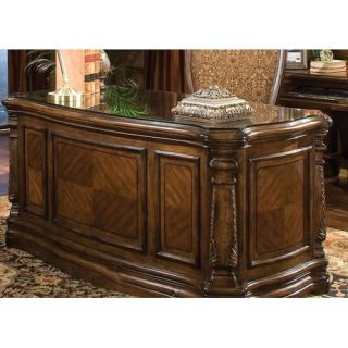 Windsor Court Executive Desk with Glass Top