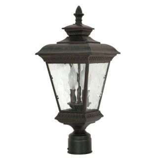 Nuvo Lighting Charter Post Lantern in Old Penny Bronze   60/974 / 60