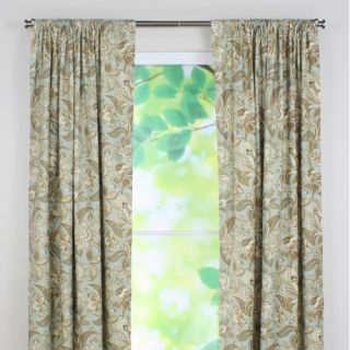  Belize Outdoor Grommet Top Curtain Panel in Sand   70672 109 108