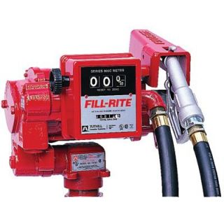 Fill Rite Utility Rotary Vane Pumps   115v ac hd transfer pumpw/meter